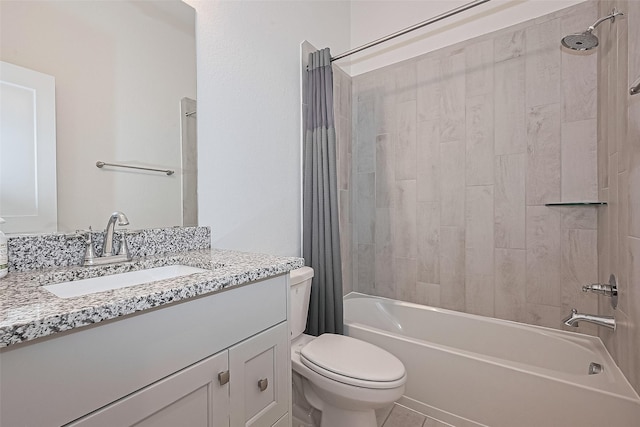 21307 Metallic Blue Dr, Cypress, TX 77433 - full bathroom with vanity, shower / bath combo, and toilet