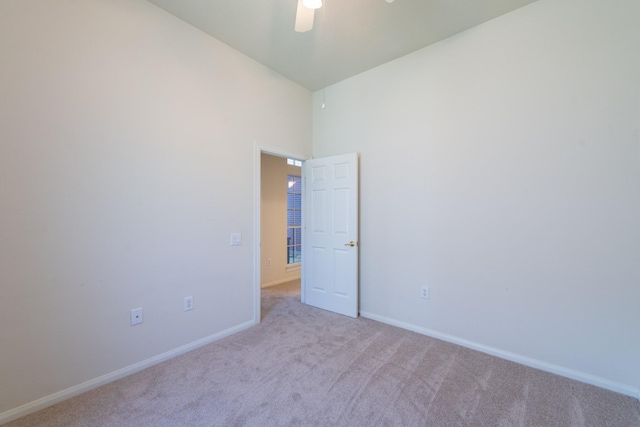 5226 Englewood Point Ct, Katy, TX 77494 - empty room with carpet floors, baseboards, and ceiling fan