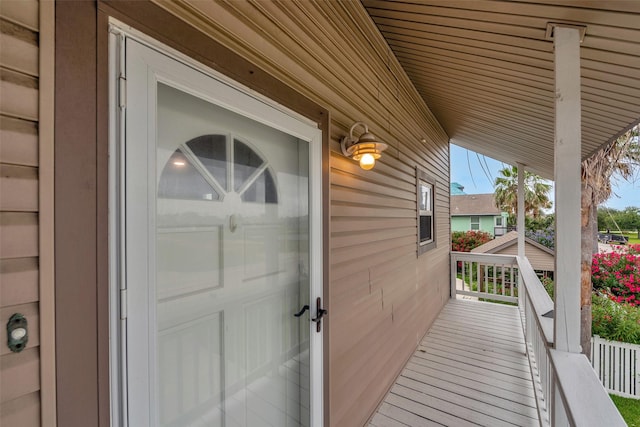 1302 Tiki Dr, Tiki Island, TX 77554 - view of wooden terrace