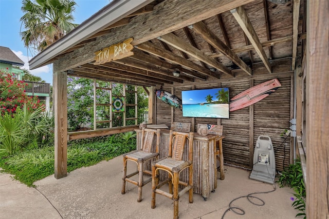 1302 Tiki Dr, Tiki Island, TX 77554 - view of patio / terrace