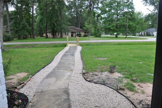 2522 Cassius Ct, New Caney, TX 77357 - view of home's community with a lawn