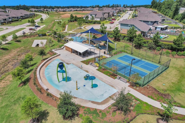 1217 Antelope Passing Dr, Montgomery, TX 77316 - aerial view of residential area with a pool