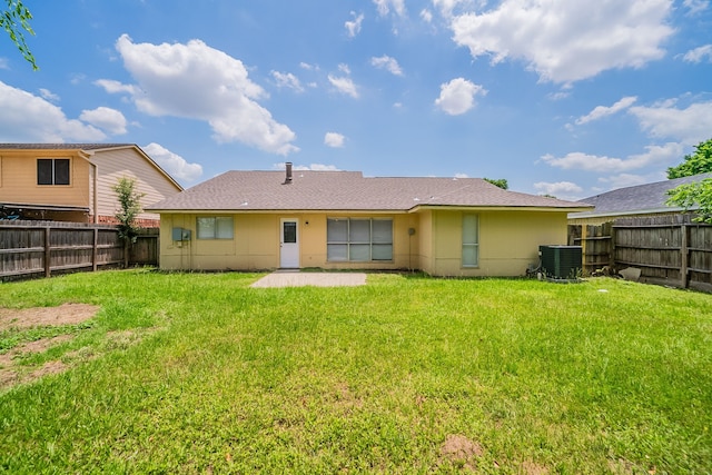 3614 Cheaney Dr, Houston, TX 77066 - rear view of property featuring central AC unit