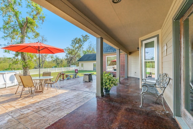 350 Pecan Estates Rd, Angleton, TX 77515 - view of patio / terrace with outdoor dining area