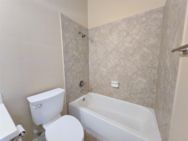 12515 Stoney Creek Dr, Pearland, TX 77584 - bathroom with toilet and  shower combination