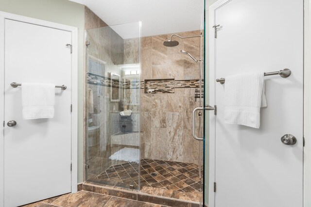 7 E Torch Pine Cir, The Woodlands, TX 77381 - full bathroom featuring a stall shower