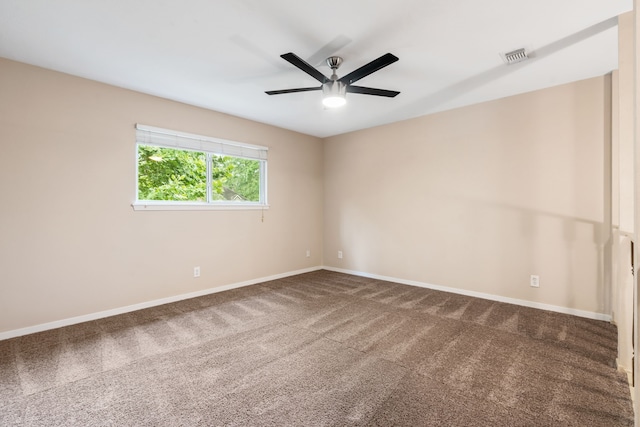 7 E Torch Pine Cir, The Woodlands, TX 77381 - unfurnished room featuring carpet, baseboards, and ceiling fan