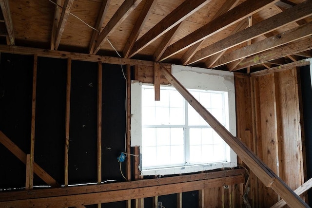 215 Wildwood Ln, Point Blank, TX 77364 - miscellaneous room with plenty of natural light and vaulted ceiling
