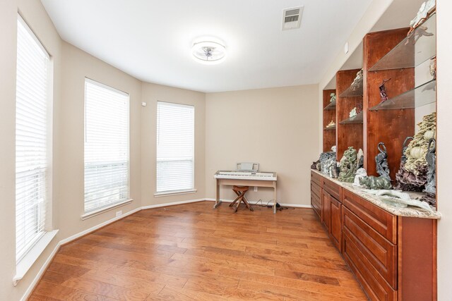 13422 Great Creek Dr, Pearland, TX 77584 - bar featuring light wood finished floors and baseboards