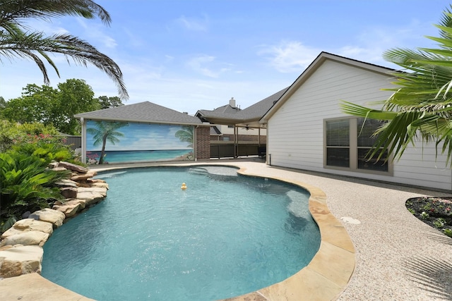 527 Oak Ridge Grove Cir, Spring, TX 77386 - outdoor pool featuring a patio