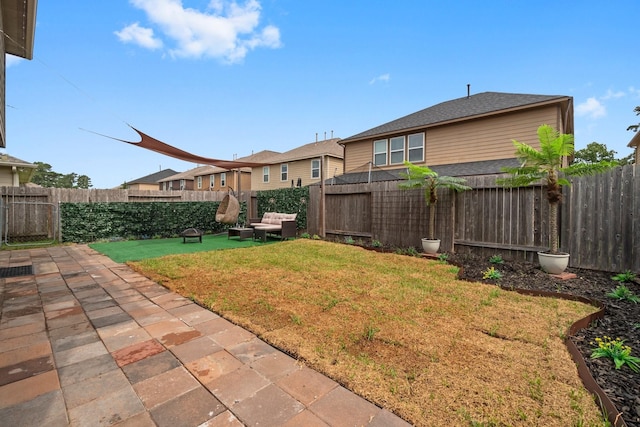 9931 Chimney Swift Ln, Conroe, TX 77385 - view of yard with a patio area