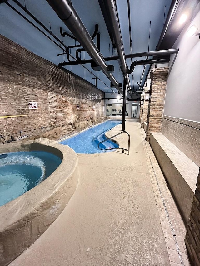 2207 Postoffice St Unit 208, Galveston, TX 77550 - view of indoor pool
