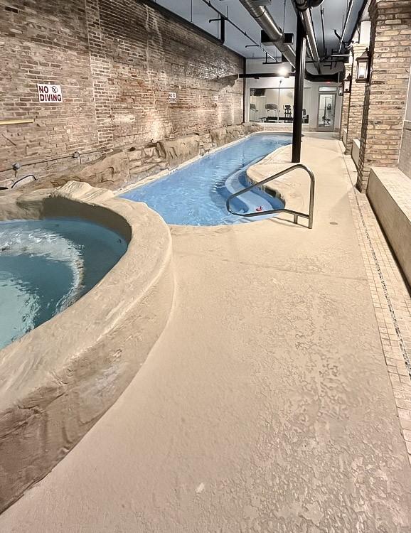 2207 Postoffice St Unit 208, Galveston, TX 77550 - indoor pool featuring a patio