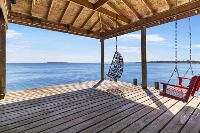 246 Indian Falls Ln, Livingston, TX 77351 - dock with a water view