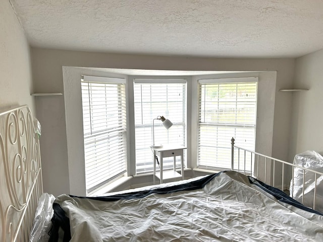 320 Deer Run Rd, Trinity, TX 75862 - bedroom featuring a textured ceiling and multiple windows