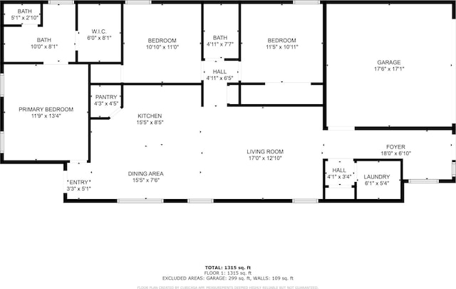 1603 N City Oaks Ln, Houston, TX 77047 - room layout