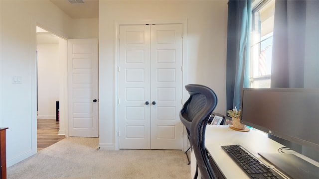 2002 Village Orchard Ln, Katy, TX 77423 - home office with carpet flooring and baseboards