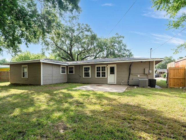 306 W Wilkins St, League City, TX 77573 - back of house with a patio and central AC