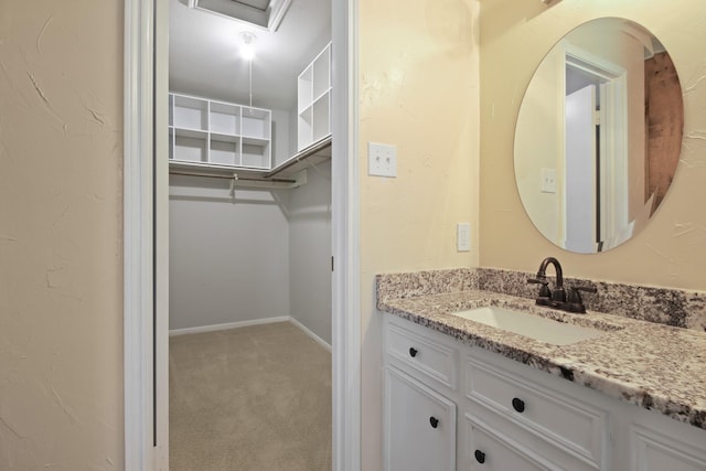 14922 Sandy Creek Dr, Houston, TX 77070 - bathroom featuring vanity and baseboards