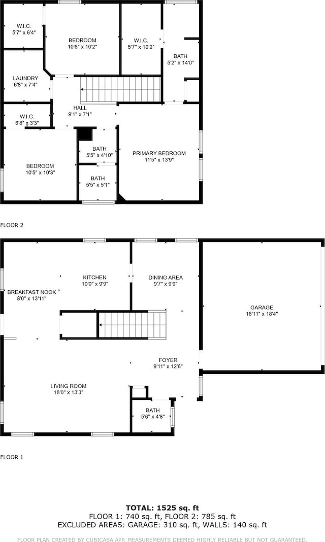 722 Horseshoe Springs Ln, Houston, TX 77090 - floor plan / room layout