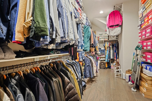 9810 Mount Whitney, Missouri City, TX 77459 - walk in closet featuring wood finished floors