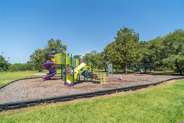 215 Whispering Oaks Dr, Taylor Lake Village, TX 77586 - community playground with a yard