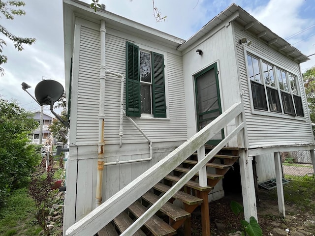 614 18th St, Galveston, TX 77550 - view of property entrance