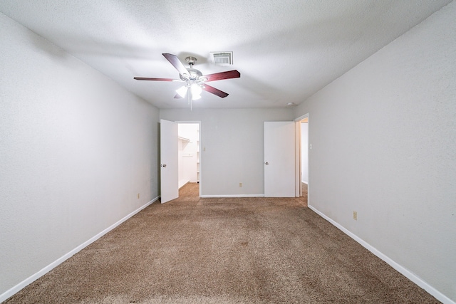 7631 Southmeadow Dr, Houston, TX 77071 - unfurnished bedroom with carpet flooring, baseboards, and a ceiling fan
