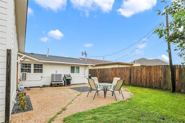 3415 80th St, Galveston, TX 77551 - view of yard featuring a patio area