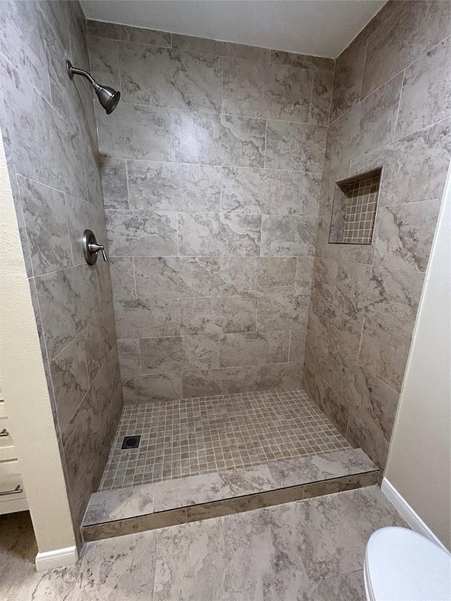 203 Ridgewood Dr, Spring, TX 77386 - full bath featuring toilet and a shower stall