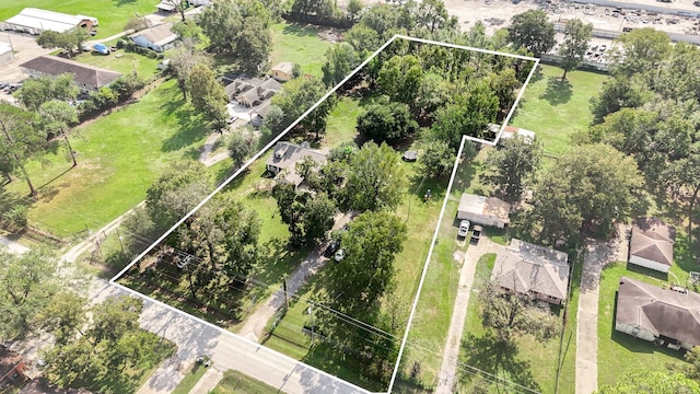 236 Mcfarland Rd, Houston, TX 77060 - aerial perspective of suburban area featuring property boundaries highlighted