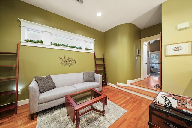 606 E 27th St, Houston, TX 77008 - living area with plenty of natural light, light wood-type flooring, baseboards, and recessed lighting