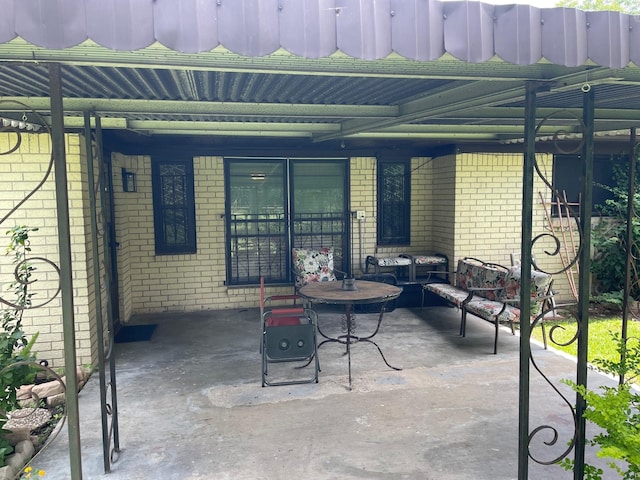 7635 Nordling Rd, Houston, TX 77037 - view of patio / terrace featuring an outdoor living space
