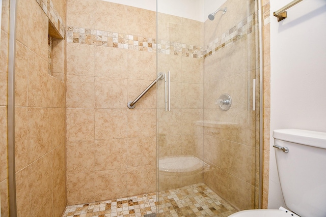 5001 Lamonte Ln Unit 14, Houston, TX 77092 - full bathroom featuring a stall shower and toilet