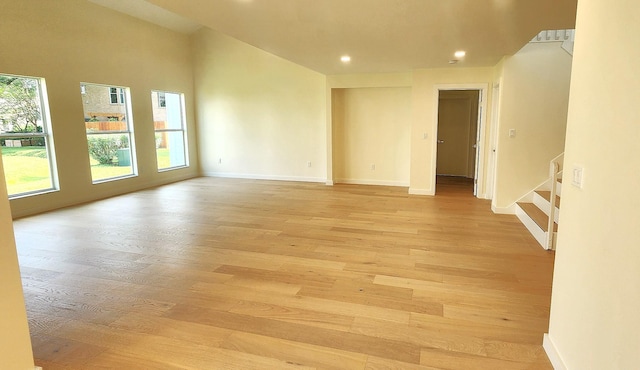 6658 Radley Dr, Spring, TX 77379 - unfurnished room with light wood-type flooring, recessed lighting, and baseboards