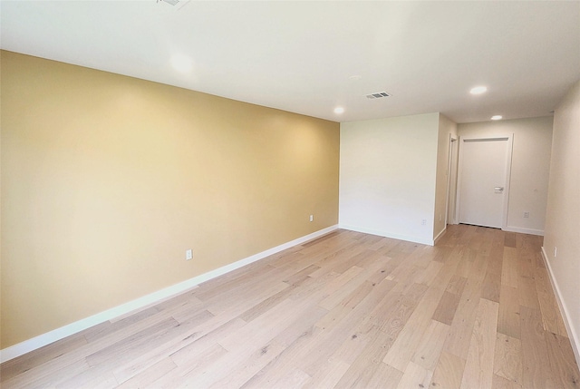 6658 Radley Dr, Spring, TX 77379 - unfurnished room featuring recessed lighting, light wood finished floors, and baseboards