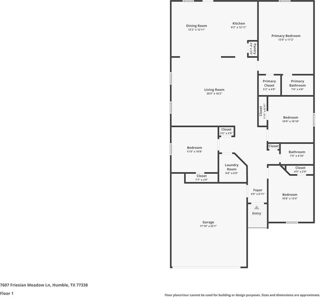 7607 Friesian Meadow Ln, Humble, TX 77338 - room layout