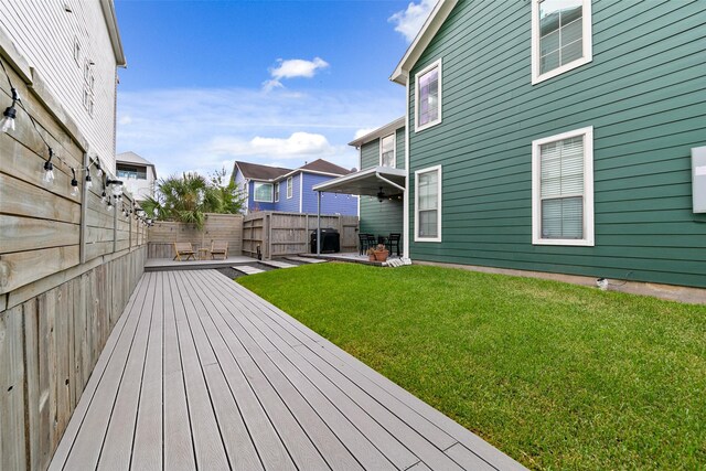 1538 Bevis St, Houston, TX 77008 - wooden terrace featuring a patio area