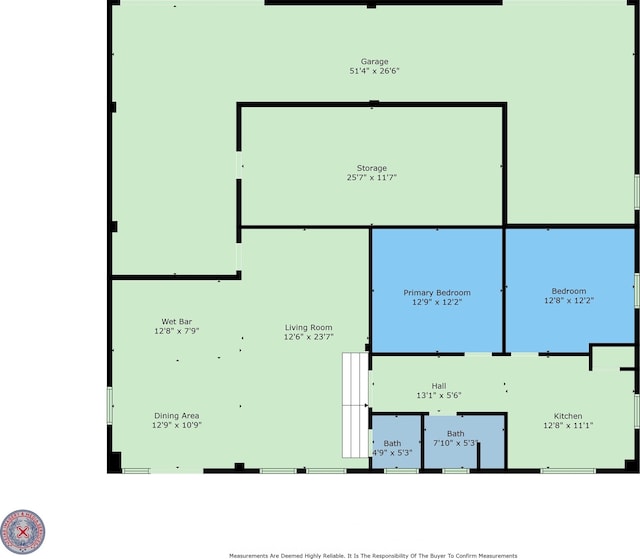 610 S Shady Ln, Shoreacres, TX 77571 - floor plan / room layout