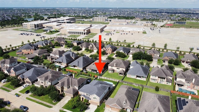 4202 Lodge Ranch Ct, Fulshear, TX 77441 - aerial overview of property's location featuring property parcel outlined