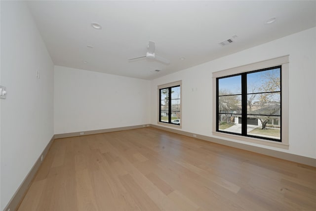 1253 Lamonte Ln, Houston, TX 77018 - spare room with light wood-type flooring, baseboards, and recessed lighting