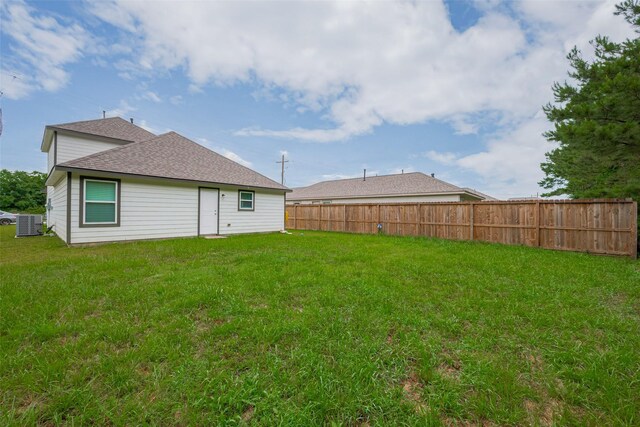 862 Rd 5138, Cleveland, TX 77327 - rear view of property featuring roof with shingles and central AC