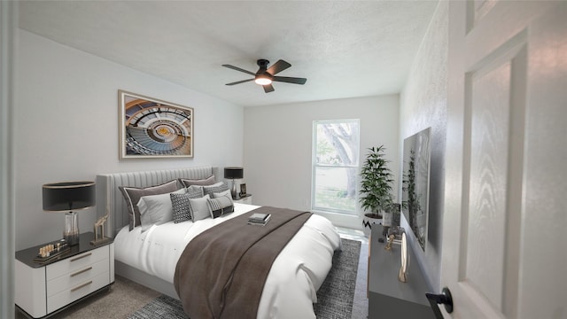 14223 Edenglen Dr, Houston, TX 77049 - bedroom with ceiling fan