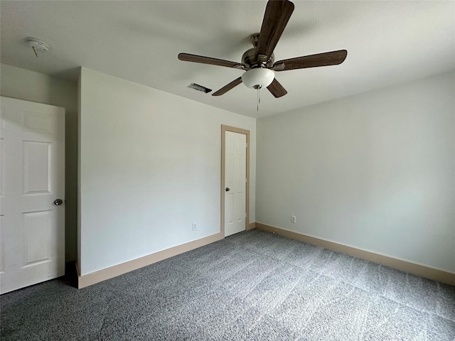 4613 Dewberry St, Houston, TX 77021 - unfurnished room featuring ceiling fan, carpet flooring, and baseboards