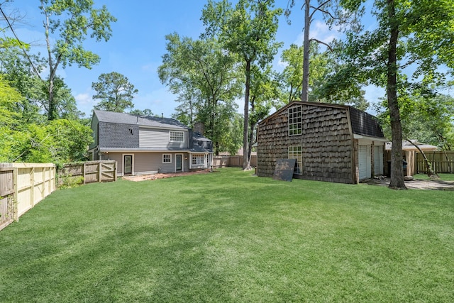 457 Monticello Park, Conroe, TX 77302 - view of yard featuring an outdoor structure