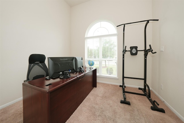3314 Tall Sycamore Trl, Katy, TX 77493 - carpeted office space with plenty of natural light and baseboards