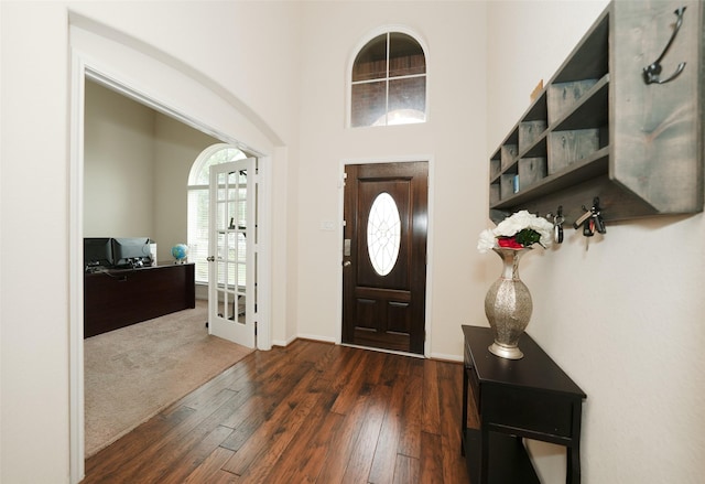 3314 Tall Sycamore Trl, Katy, TX 77493 - foyer entrance featuring hardwood / wood-style floors and baseboards