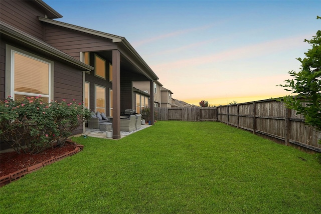 3314 Tall Sycamore Trl, Katy, TX 77493 - view of yard with a patio area and outdoor lounge area