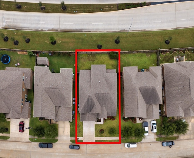 3314 Tall Sycamore Trl, Katy, TX 77493 - aerial view of residential area with property boundaries highlighted