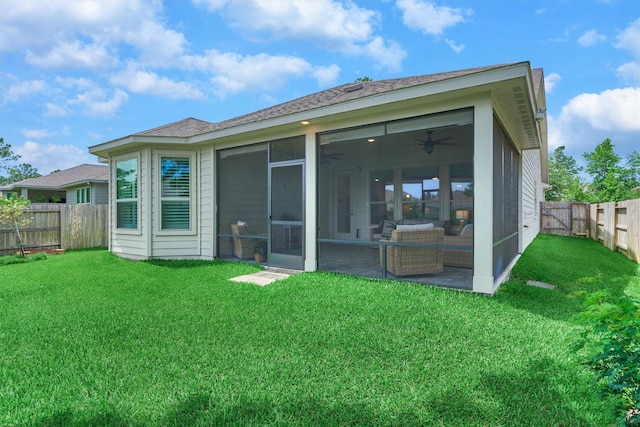 109 Pepper Grass Pl, Montgomery, TX 77316 - back of property with a sunroom